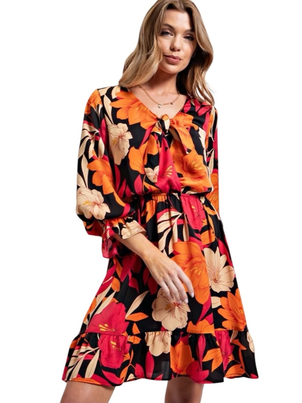 673:  EASEL NWT DRESS BLACK (H30)